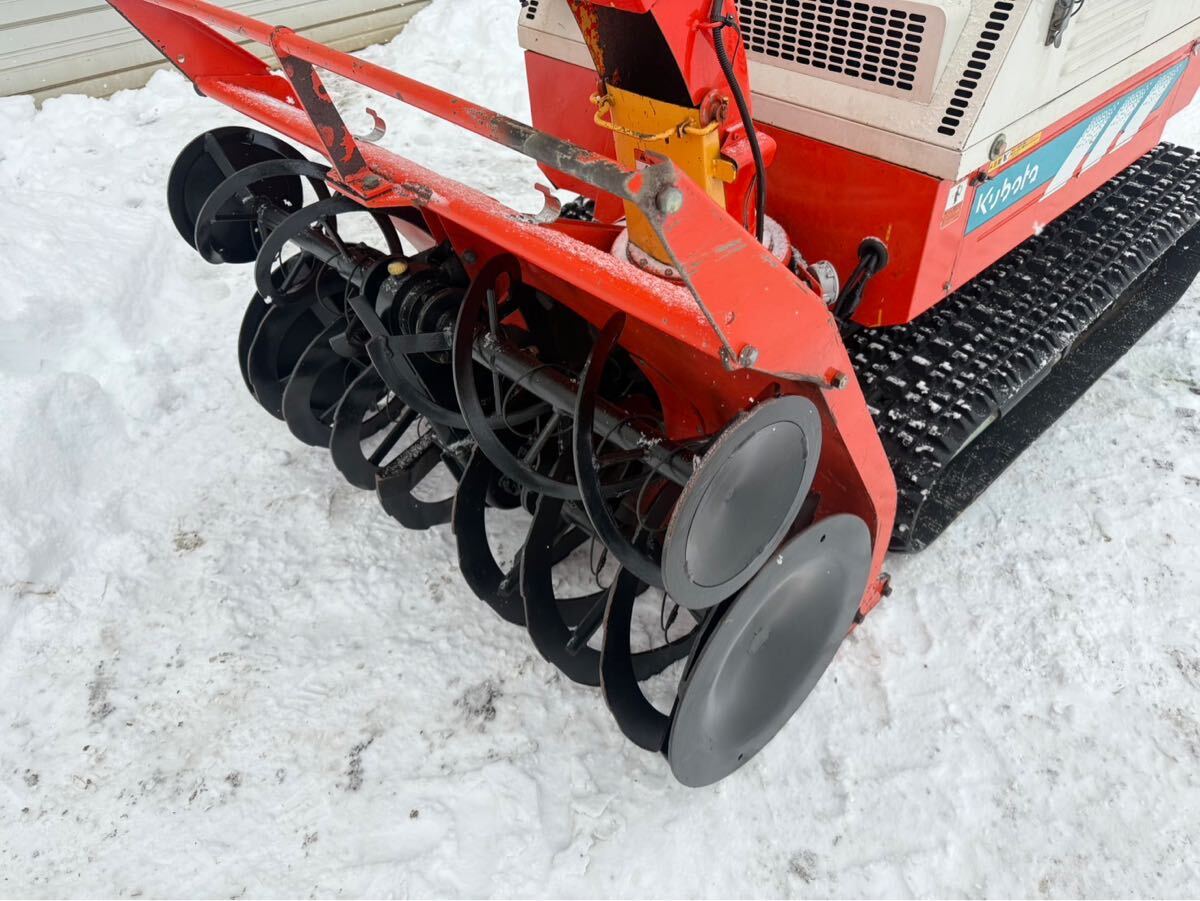 北海道発】クボタ KSR400 40馬力ディーゼル大型除雪機 軽整備済 北海道発】クボタ KSR400 40馬力ディーゼル大型除雪機 軽整備済