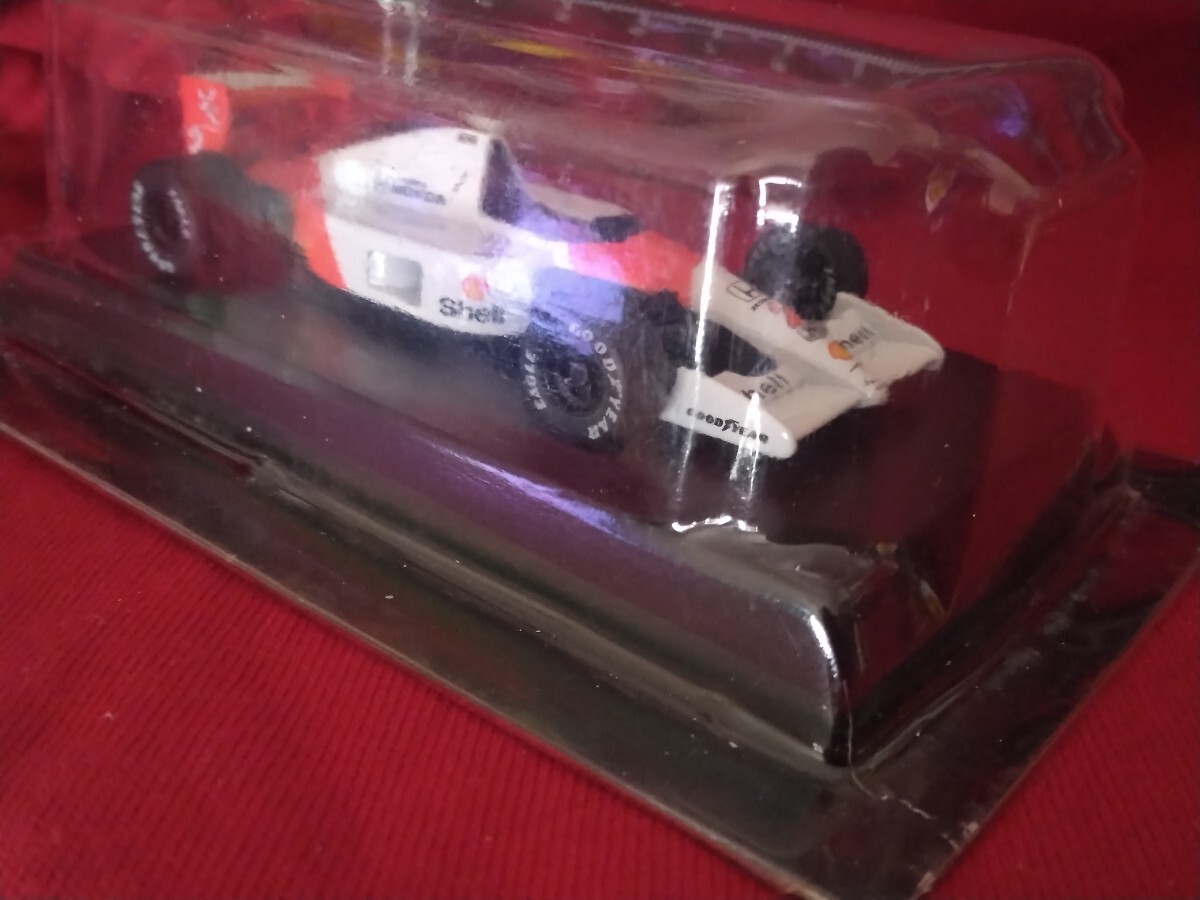 本體のみ 京商1/64 マクラーレン ミニカーコレクション McLaren mp4/6 ホンダ HONDA 赤 白 トミカサイズ F1 ?2 フォーミュラー1 絶版