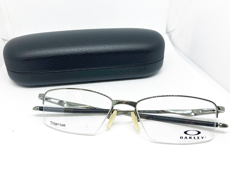 OAKLEY オークリー 正規品 メガネフレーム LIMIT SWITCH 0.5 OX5119-0454 ブラッククローム 新品 リミットスイッチ バネ丁番 度付き加工可