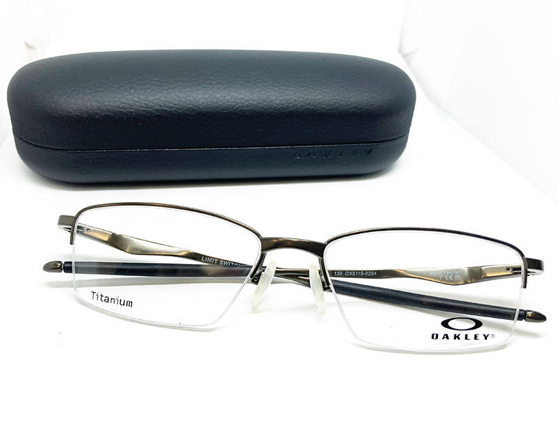 OAKLEY オークリー 正規品 メガネフレーム LIMIT SWITCH 0.5 OX5119-0254 サテンピューター 新品 リミットスイッチ バネ丁番 度付き加工可