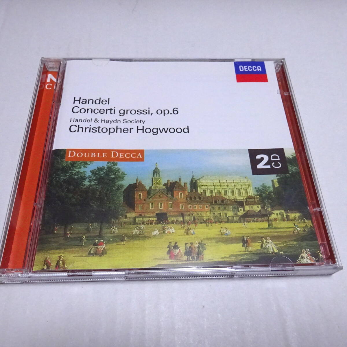 独盤/2CD「ヘンデル：12の合奏協奏曲」ホグウッド＆ヘンデル・アンド・ハイドン・ソサエティー/Hogwood/Concerti Grossi