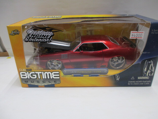 新品　1/24　JadaToys 1970　プリムス　クーダ　絶版