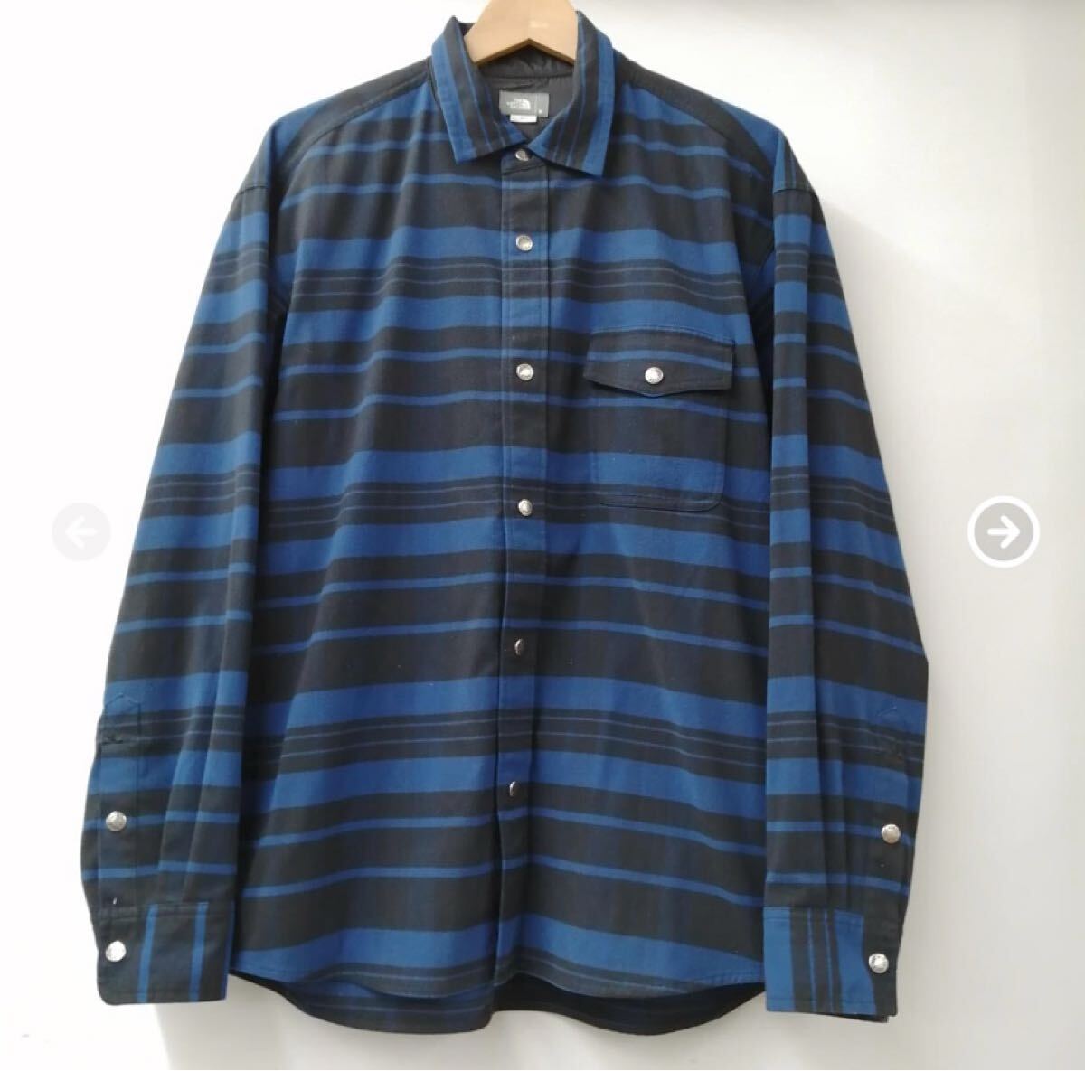 美品THE NORTH FACE ストレッチフランネルシャツ　M