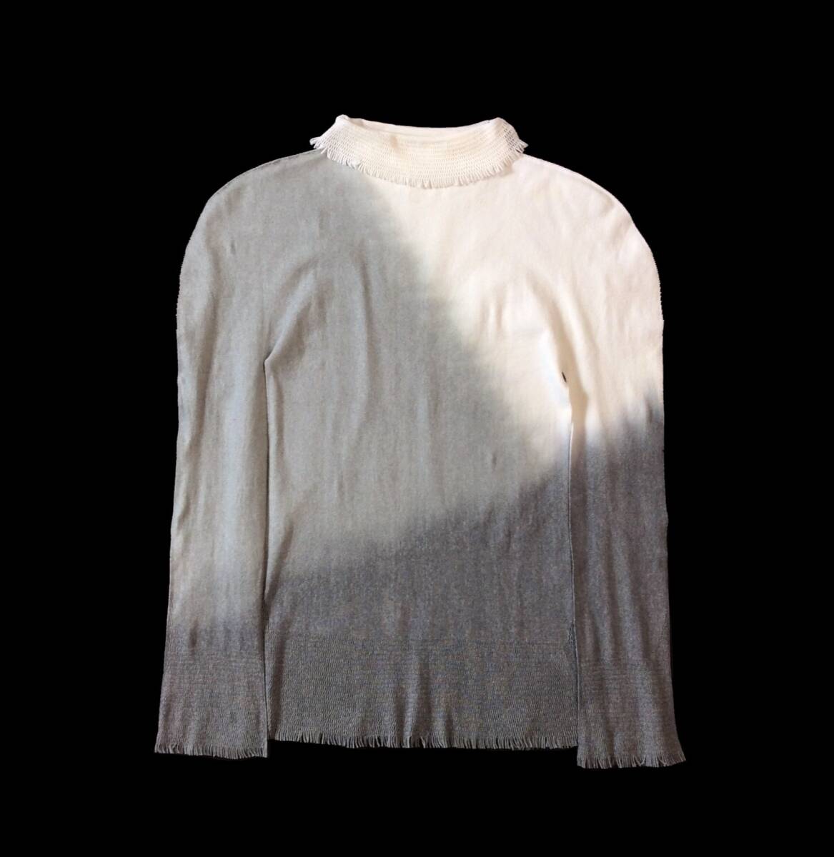ISSEY MIYAKE イッセイミヤケ A-POC INSIDE ハイネック カットソー トップス グラデーションカラー グレー系 2 送料250円