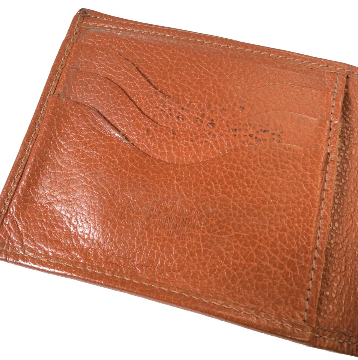 イルビゾンテ IL BISONTE レザー 二つ折り 財布 ウォレット 小銭入れあり 札入れ カード入れ ブラウン 送料250円