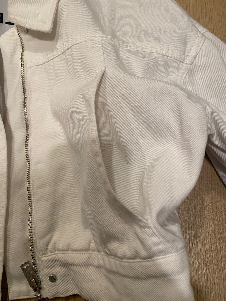 CITEN シテン デニムジャケット Gジャン ブルゾン アウター 白ホワイト united arrows ショート丈 ユナイテッドアローズ_画像6
