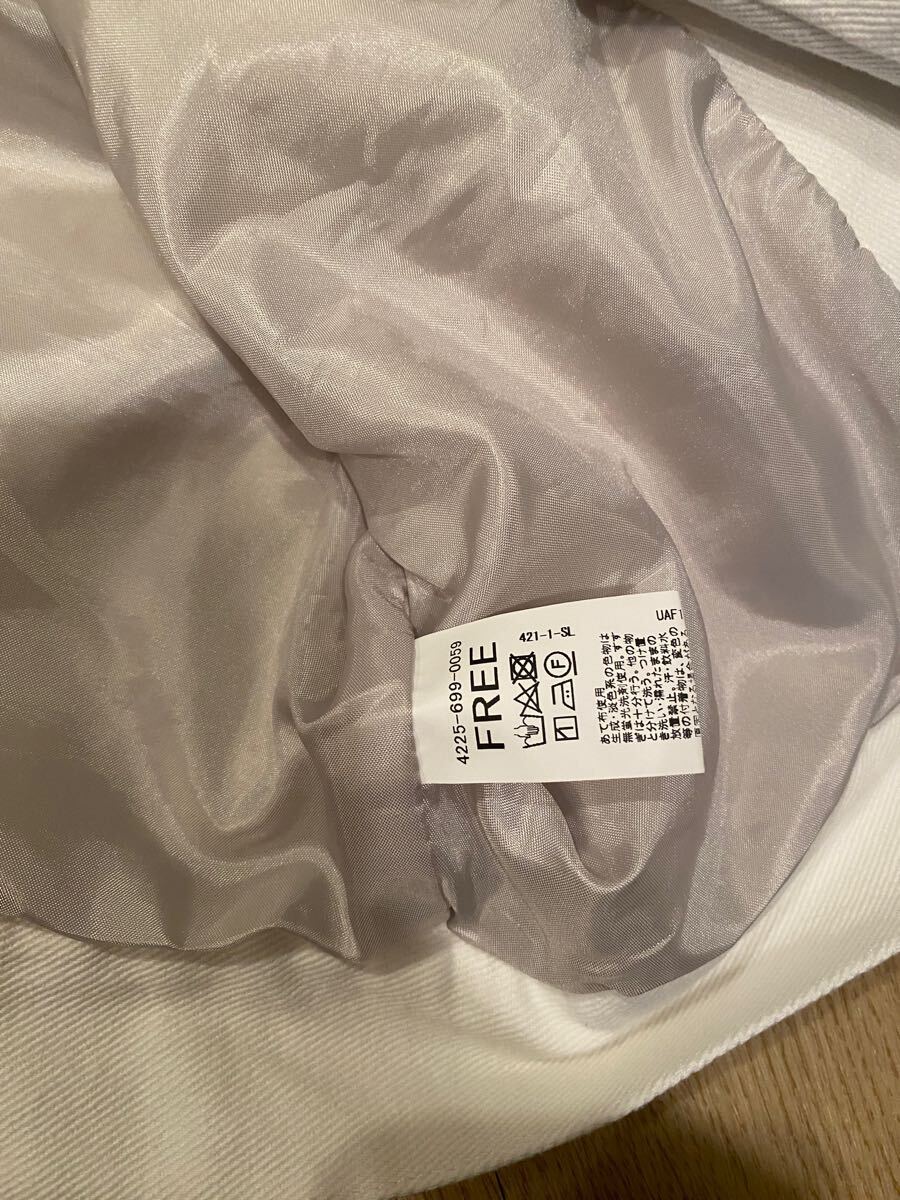 CITEN シテン デニムジャケット Gジャン ブルゾン アウター 白ホワイト united arrows ショート丈 ユナイテッドアローズ_画像8