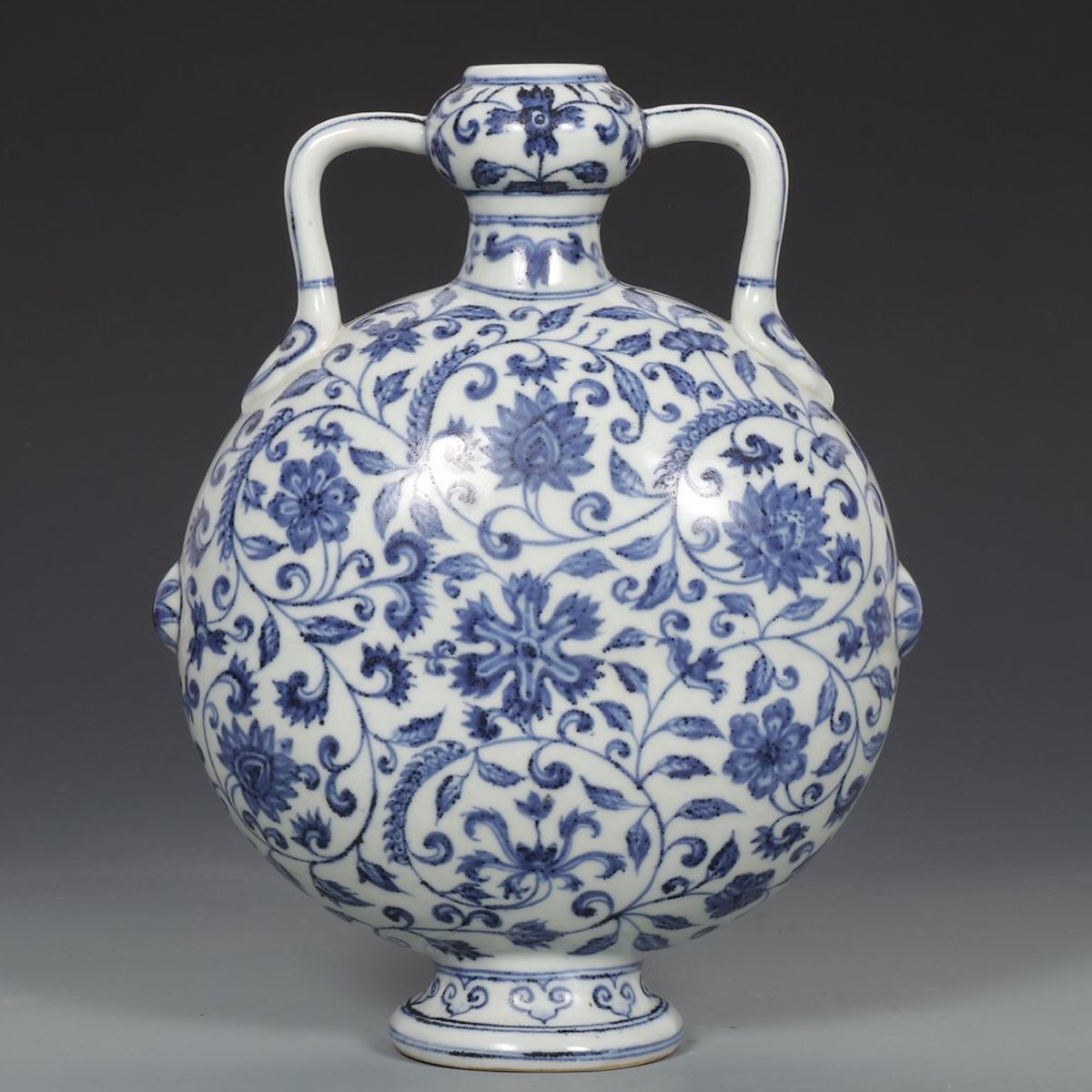 中国古玩 双耳付染付花瓶 唐物 壺 花生 高さ57cm 時代 骨董 中国美術 中国古玩 双耳付染付花瓶 唐物 壺 花生 高さ57cm 時代
