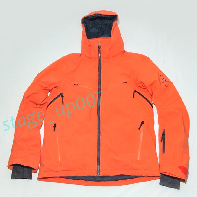 SALOMON（サロモン）／スキージャケット Brilliant Jacket/LC1399400/sizeM※L相当/オレンジ（追加画像あり）／管BVZW