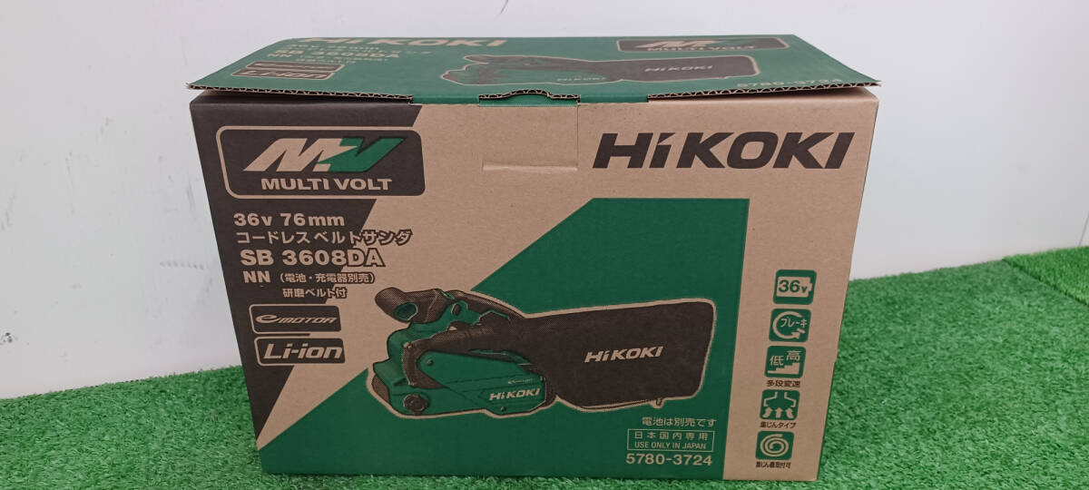 [ не использовался товар ]HiKOKI( высокий ko-ki) беспроводной ремень солнечный daSB3608DA(NN) корпус только электроинструмент /IT2767XKOCQC