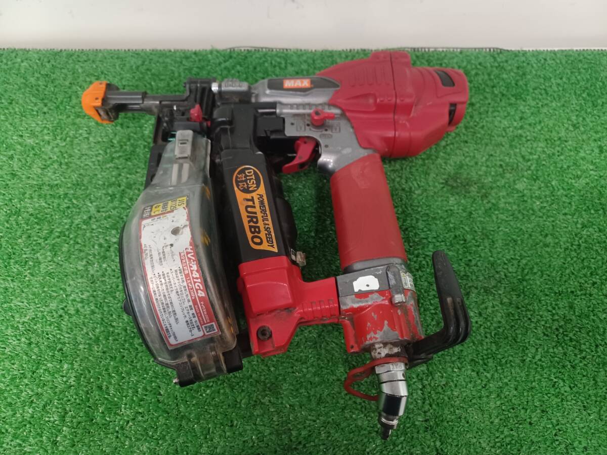 【ジャンク品】MAX(マックス) 41㎜高圧ねじ打機(ターボドライバ) HV-R41G4-R エア工具/ITPT0QPXXHBO
