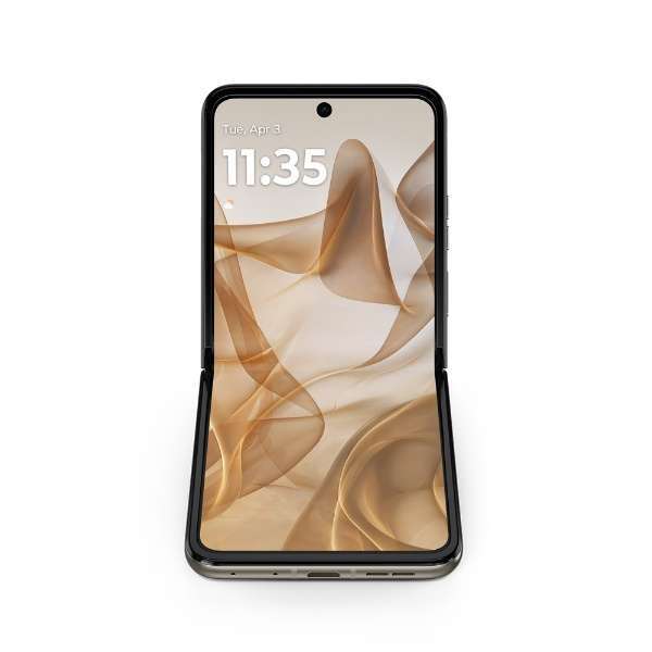 【新品】Motorola razr 50 サンドクリーム SIMフリー 未開封_画像9