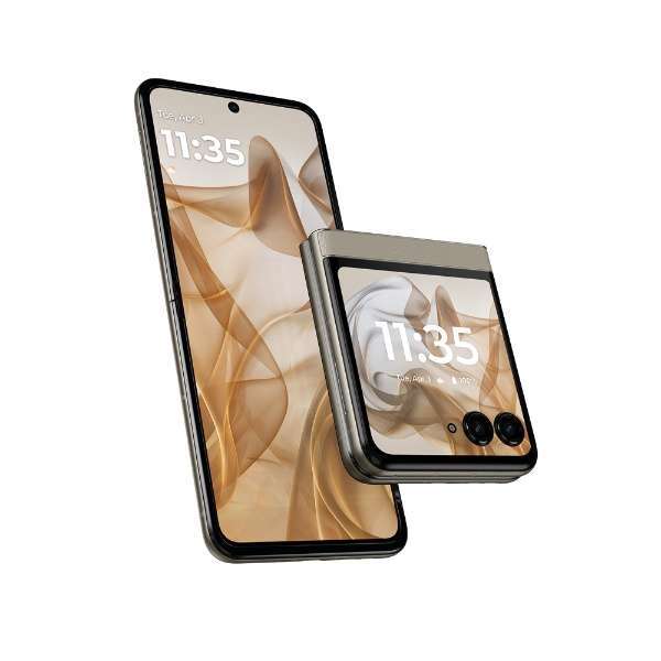 【新品】Motorola razr 50 サンドクリーム SIMフリー 未開封_画像1