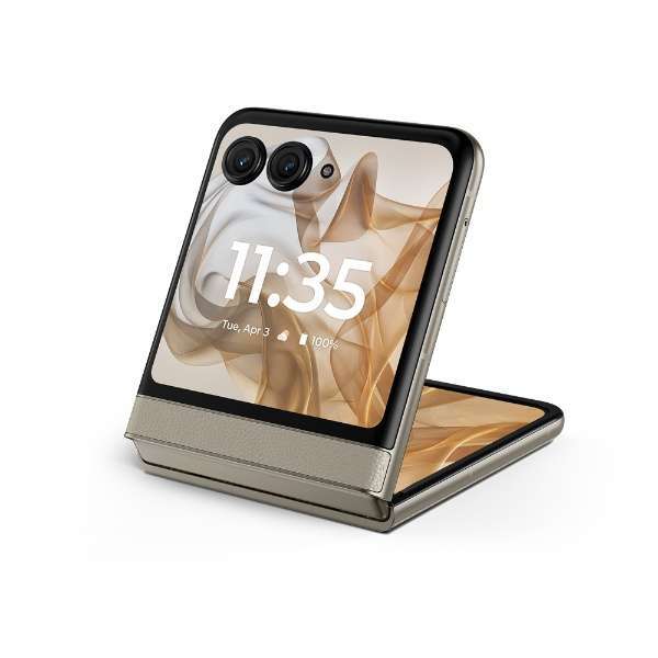 【新品】Motorola razr 50 サンドクリーム SIMフリー 未開封_画像7