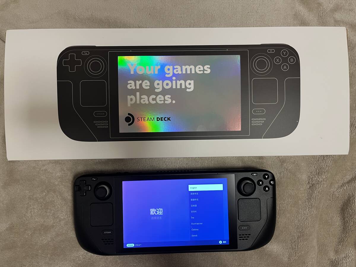 ■Valve Steam Deck LCDモデル 512GB 国内正規品 付属品完備 美品！