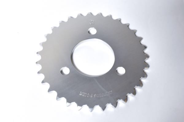 クリッピングポイント製 新品ドリブンスプロケット/リアスプロケット(アルマイトシルバー)31T NSR50/NSR80/XR100モタード