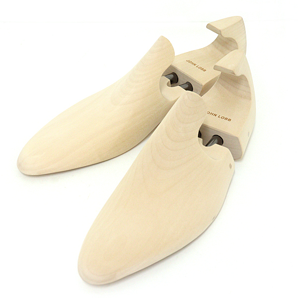 ジョンロブ JOHN LOBB シューツリー シューキーパー Shoe trees 8E シューケア ライムウッド メタルヒンジ 木製 ベージュ【中古】Sランク