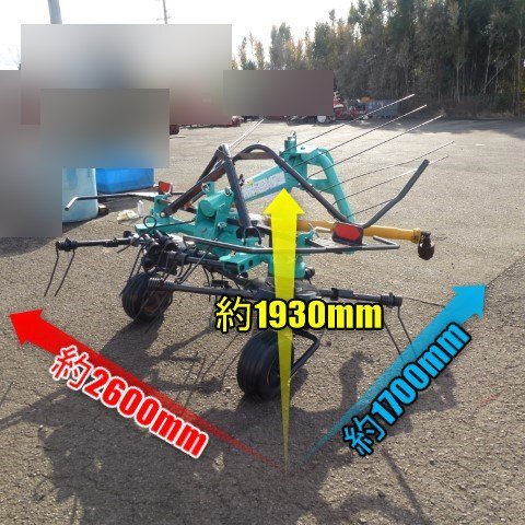  Miyazaki 0 ② Takakita роторный tedaRT2610 трактор установка 2 полосный трава работа машина 2600mm Gyro teda joint departure б/у 