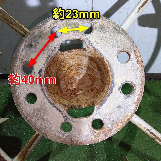 福井▲田植機用 補助車輪 左右セット 直徑 約810mm 田植機 パーツ 補助 車輪 田植え 田んぼ 濕田 アタッチメント 中古品
