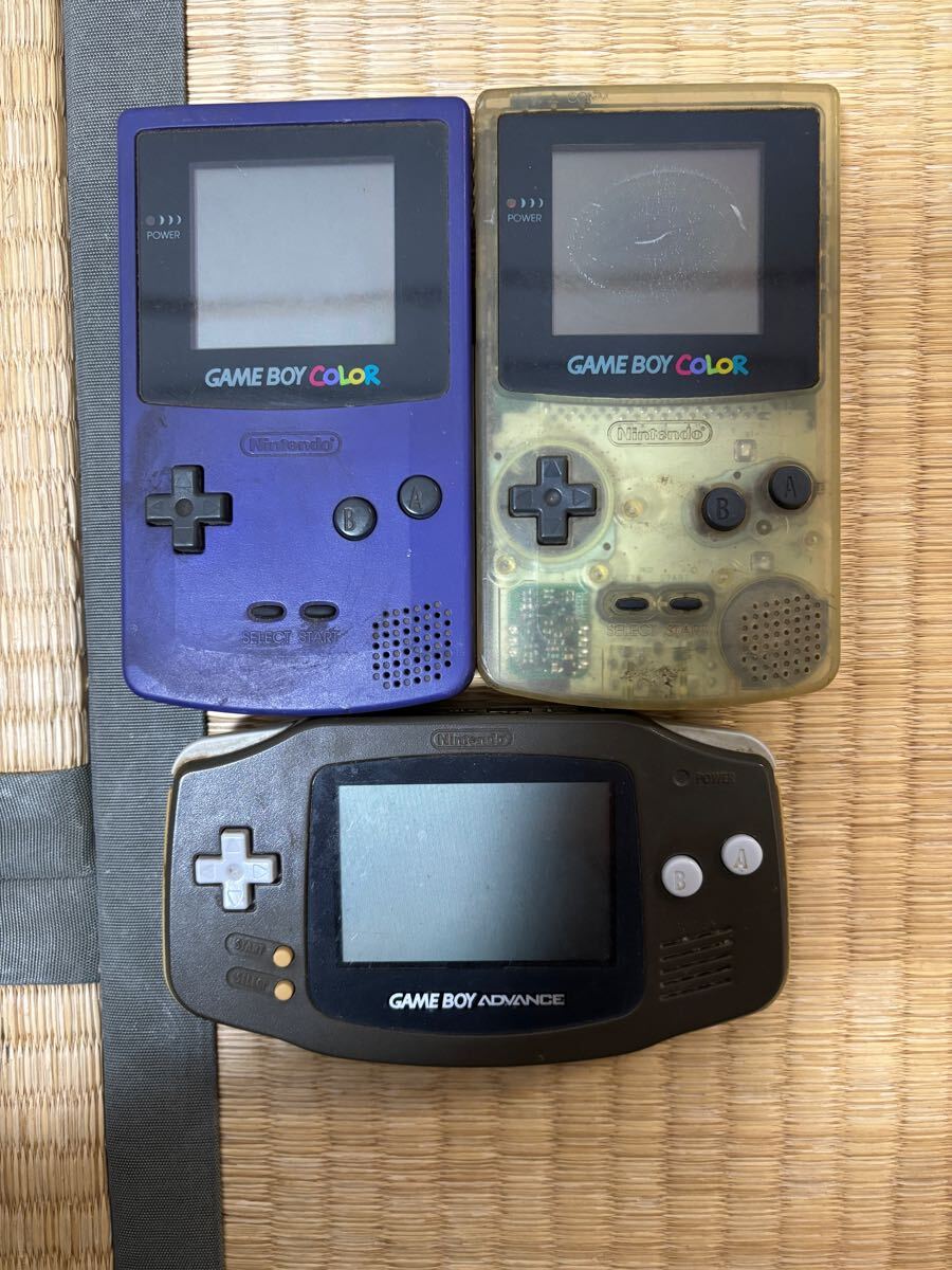 ゲームボーイカラー×2アドバンス×1ポケット×3 SP箱説明書 ゲームボーイカラー×2アドバンス×1ポケット×3 SP箱説明書