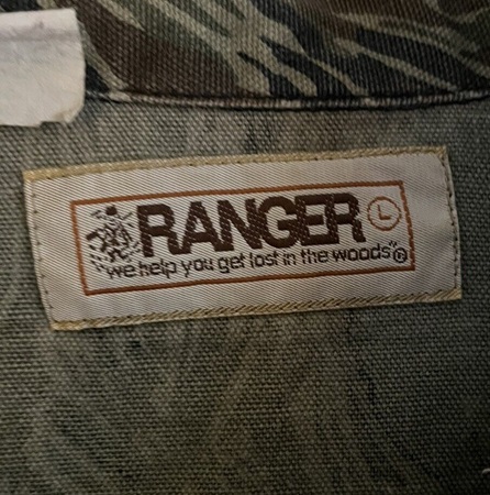 80's RANGER レンジャー カモフラ ハンティングジャケット ミリタリー US ARMY 迷彩_画像3
