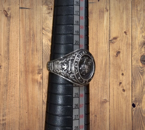 40's WW2 ビンテージ シルバーリング 米軍 ミリタリー US ARMY MARINE CORPS STERLING レア_画像2