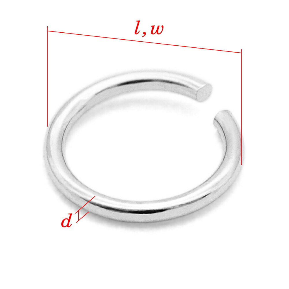 【1個売り】 丸カン PT850 プラチナ 丸環 線径0.3mm 直径2.6mm マルカン|手芸用品 金具 飾り パーツ 部品 850pt 貴金属_画像6