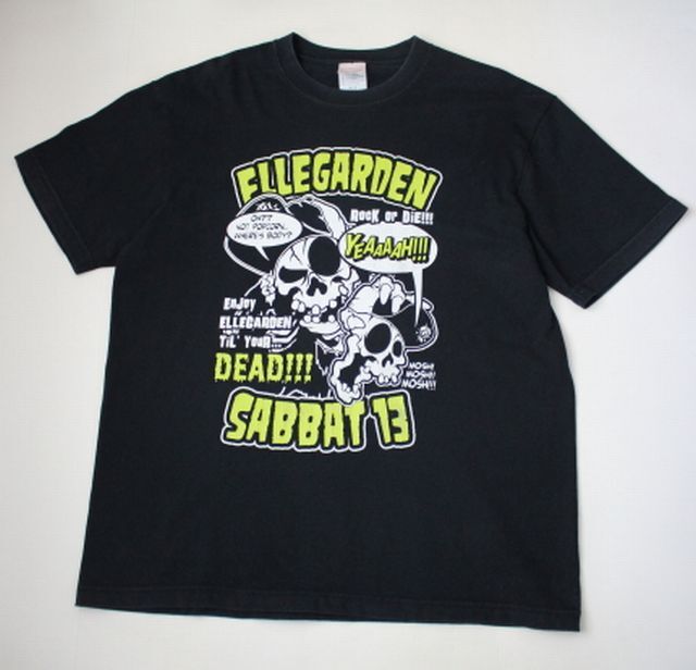 ELLEGARDEN 】SABBAT13 エルレガーデン Tシャツ コラボ 黒 XL