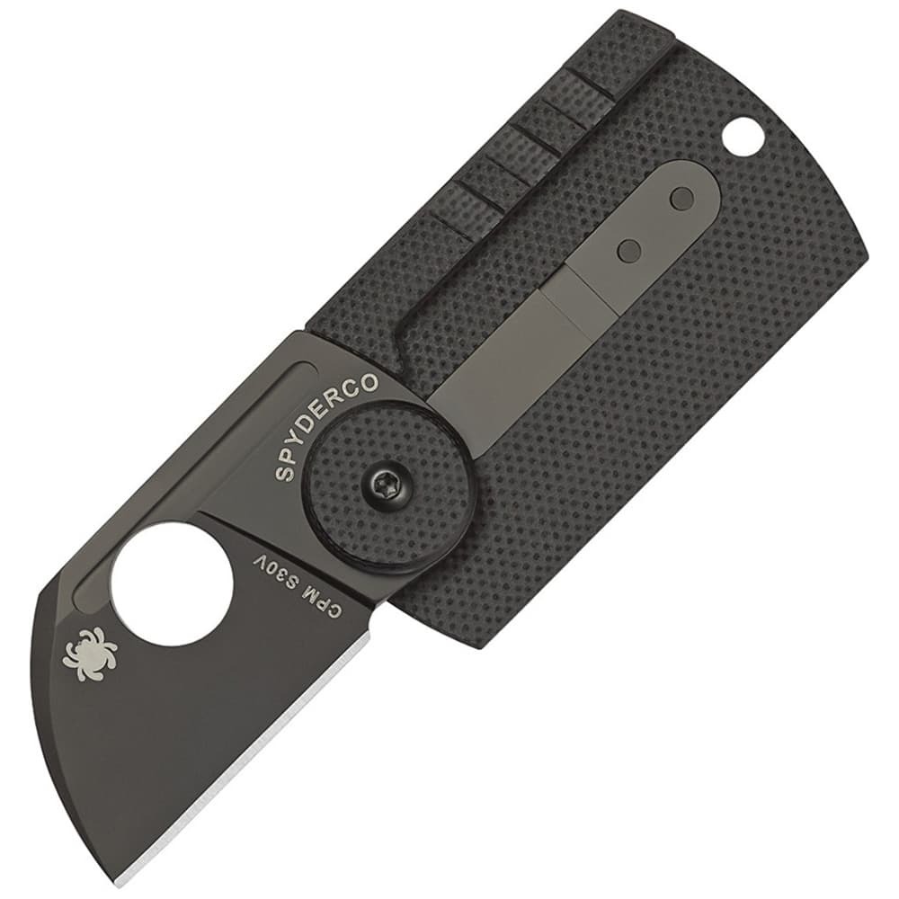 Spyderco ドッグタグナイフ DOG TAG FOLDER 折りたたみナイフ C188CFBBK スパイダルコ カーボン