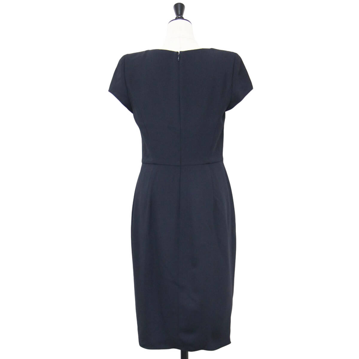 EMPORIO ARMANI Emporio Armani One-piece темно-синий темно-синий размер :40(L) жоржет midi One-piece / платье короткий рукав тугой