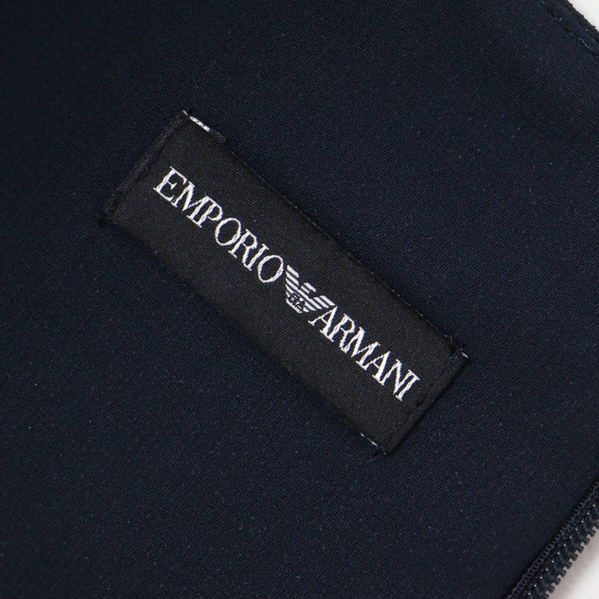 EMPORIO ARMANI Emporio Armani One-piece темно-синий темно-синий размер :40(L) жоржет midi One-piece / платье короткий рукав тугой