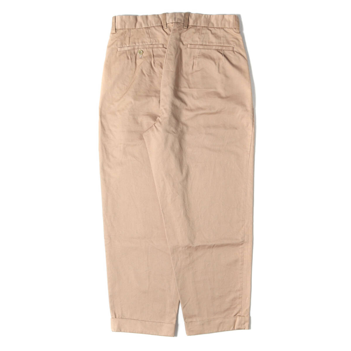Scye サイ 24SS サンホアキン コットン テーパード プリーツ トラウザー パンツ (San Joaquin Cotton Tapered Pleated Trousers) 36