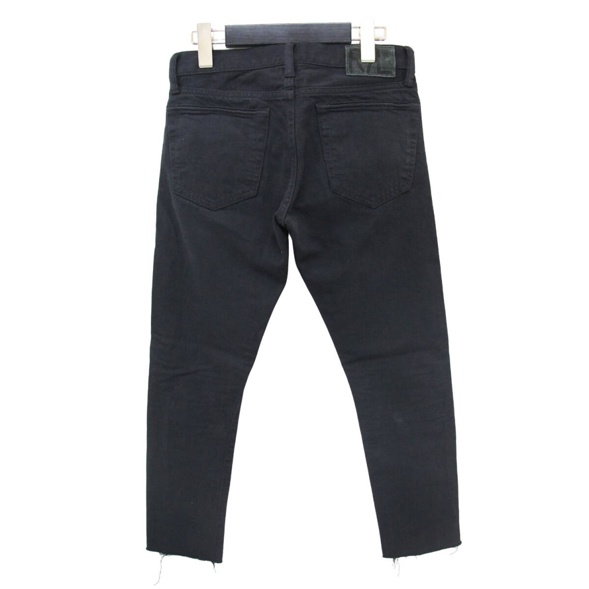 RRL ダブルアールエル パンツ ブラック 黒 サイズ:24(S) スキニー デニム パンツ / クロップド丈 カットオフ ストレッチ ラルフローレン
