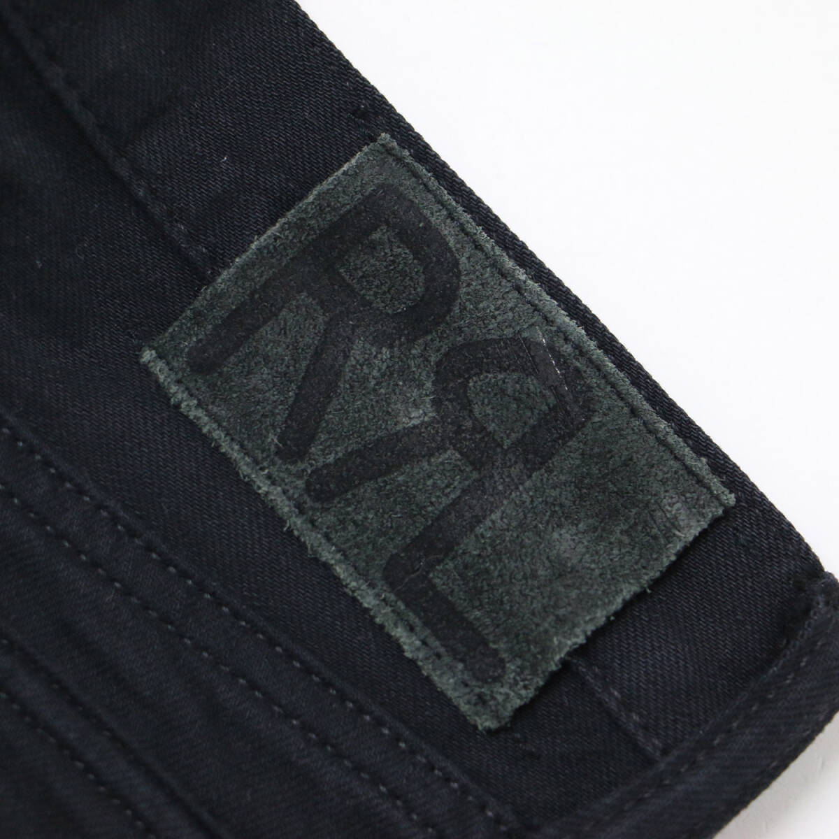 RRL ダブルアールエル パンツ ブラック 黒 サイズ:24(S) スキニー デニム パンツ / クロップド丈 カットオフ ストレッチ ラルフローレン