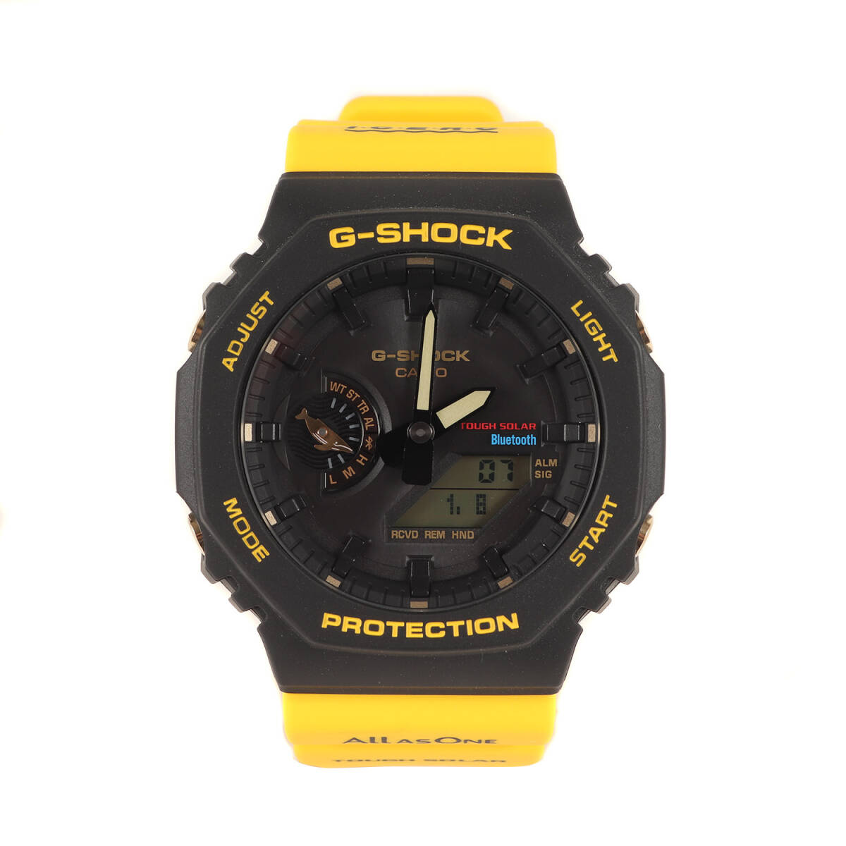 G-SHOCKji- амортизаторы I search * Japan GA-B2100K-9AJR il kji модель Tough Solar наручные часы / CASIO часы / черный желтый 
