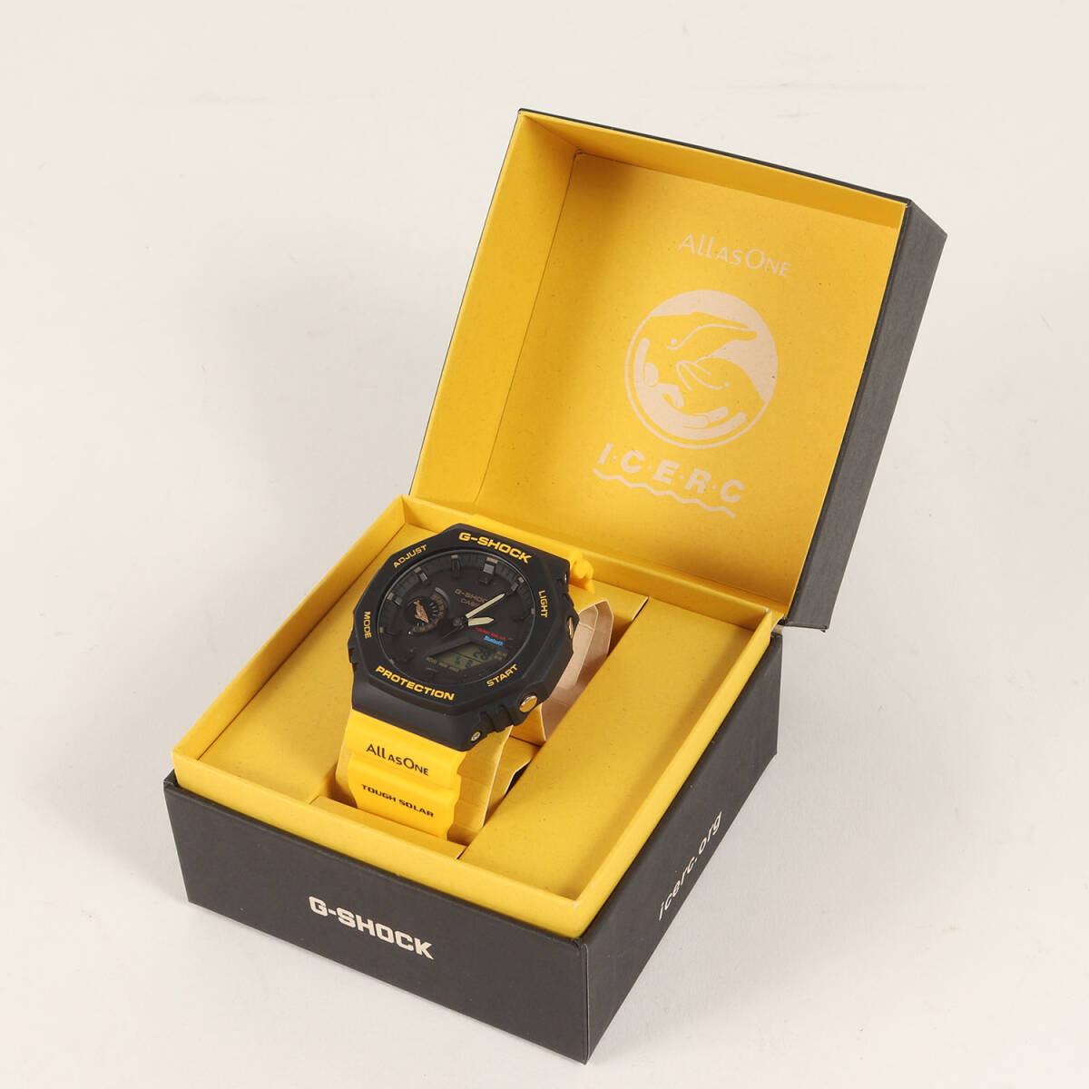 G-SHOCKji- амортизаторы I search * Japan GA-B2100K-9AJR il kji модель Tough Solar наручные часы / CASIO часы / черный желтый 
