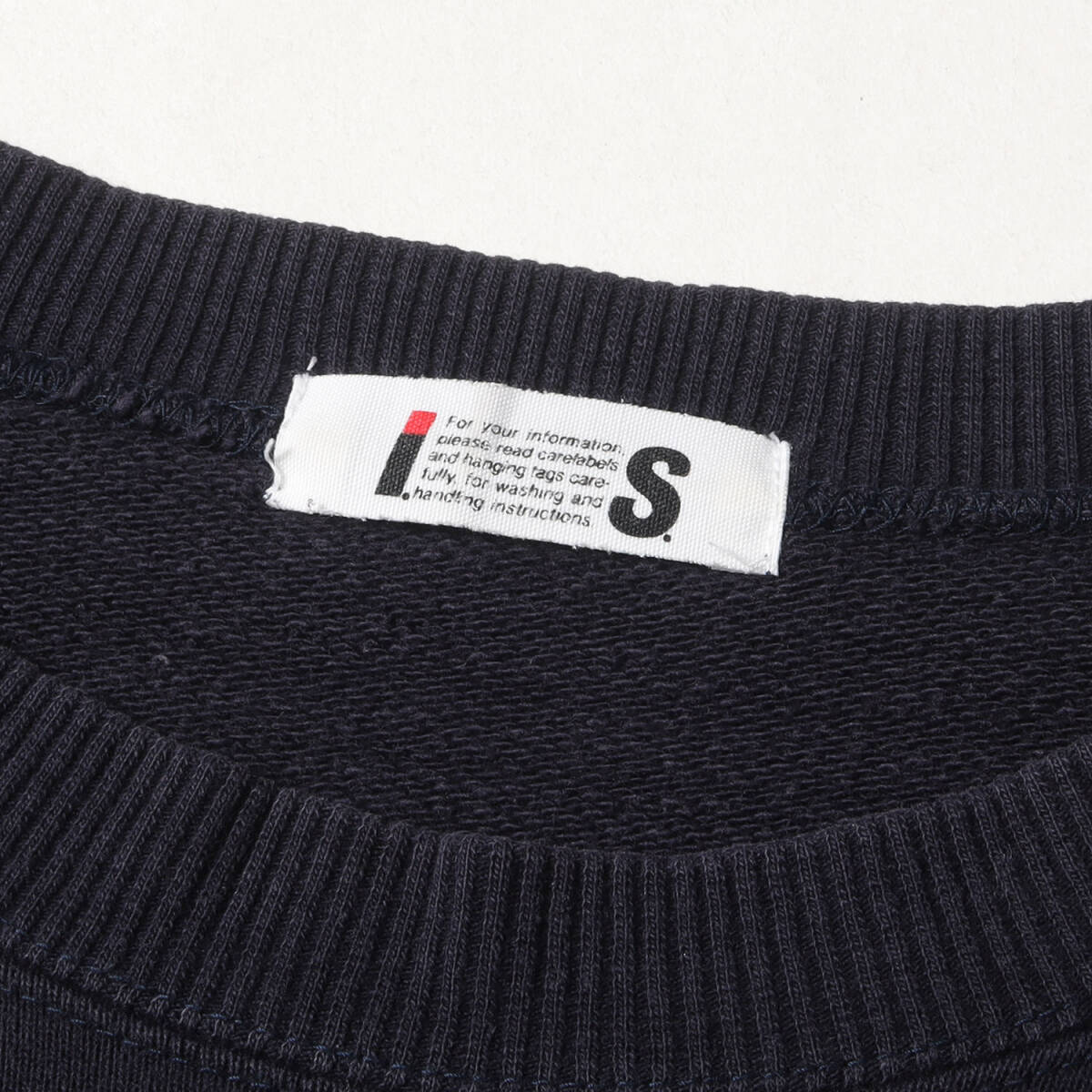 FINAL  スウェット　issey miyake i.s. ISSEY MIYAKE(アイエス イッセイミヤケ) 90's”i.s.”backl