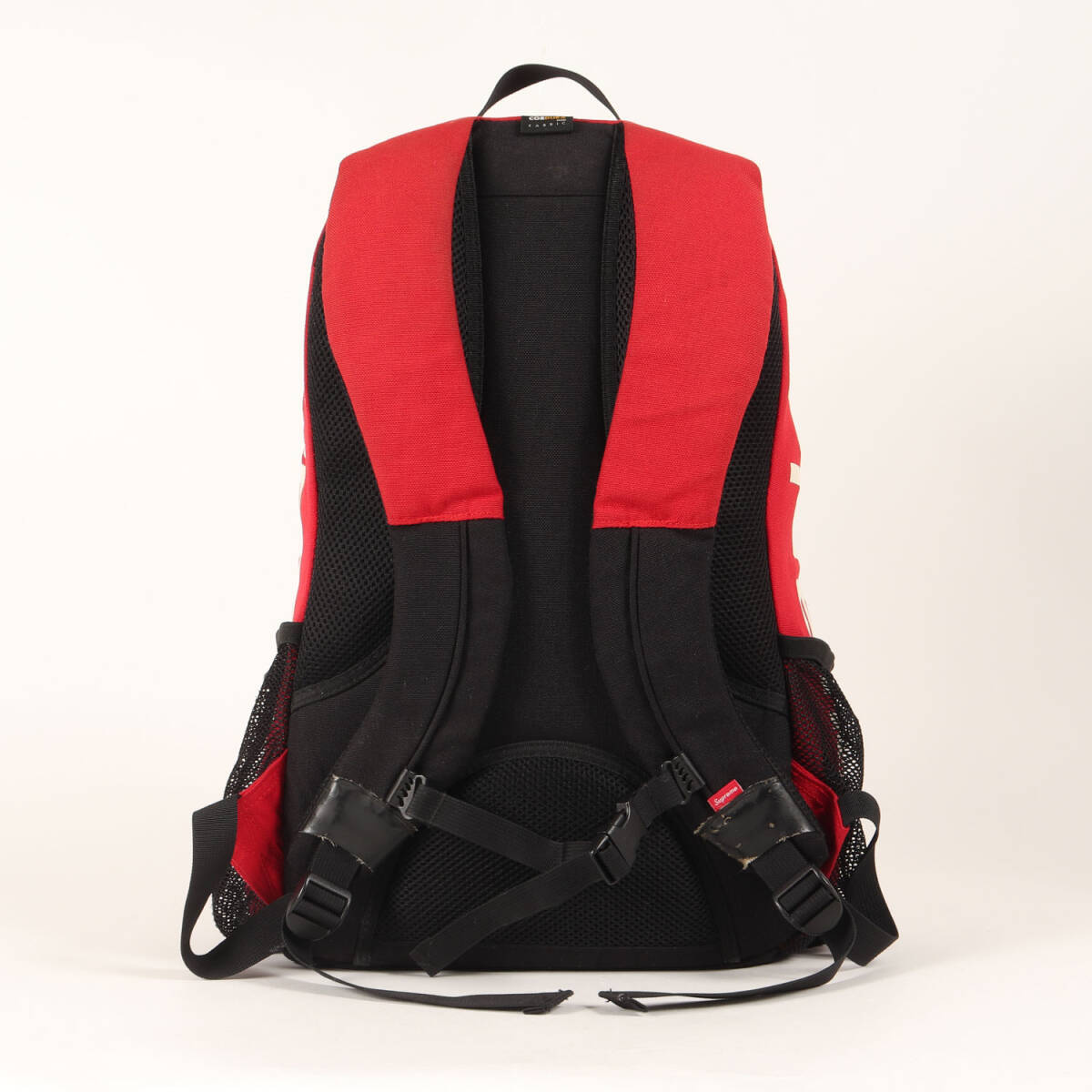 Supreme シュプリーム バッグ / サイドロゴ コーデュラナイロン バックパック (Logo Backpack) / レッド / ブランド カバン