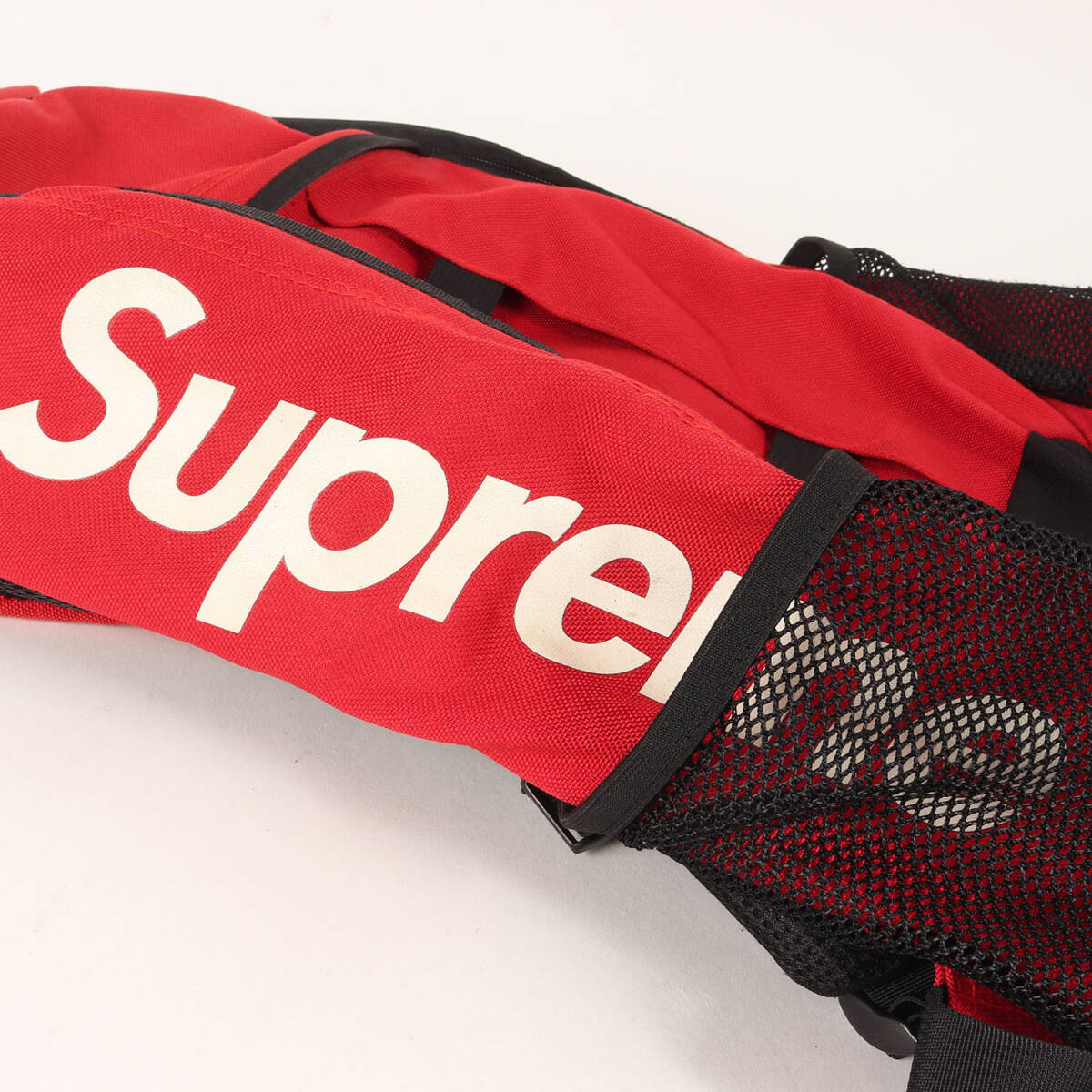 Supreme シュプリーム バッグ / サイドロゴ コーデュラナイロン バックパック (Logo Backpack) / レッド / ブランド カバン