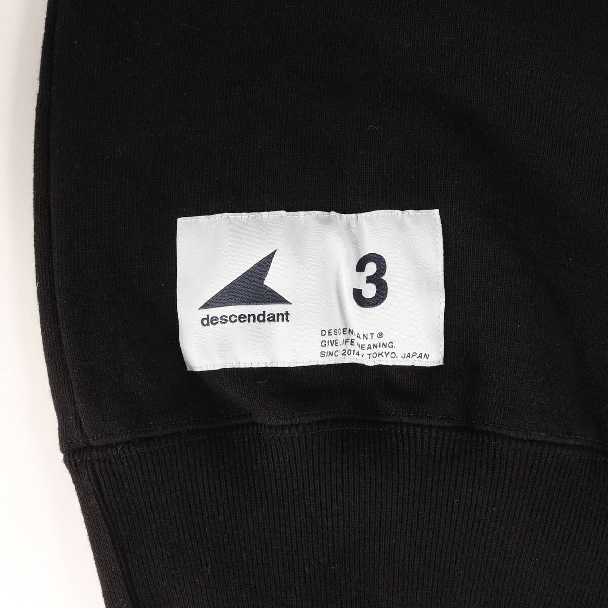 【新品同様】DESCENDANT ディセンダント スウェット 3 / 24AW Ron Herman アーチロゴ チーム スウェットシャツ (Team Sweat Pullover)
