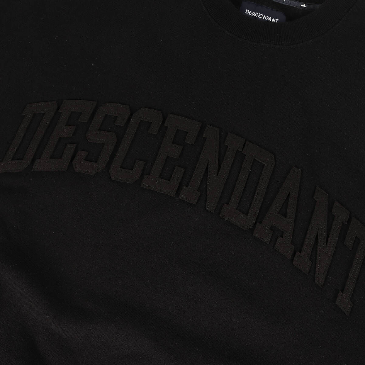 【新品同様】DESCENDANT ディセンダント スウェット 3 / 24AW Ron Herman アーチロゴ チーム スウェットシャツ (Team Sweat Pullover)
