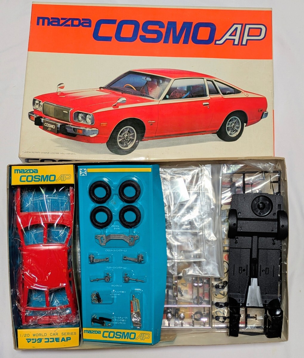 バンダイ製 1/20 SCALE WORLD CAR SERIES マツダコスモAP MazDa バンダイ製 1/20 SCALE WORLD CAR SERIES マツダコスモAP MazDa