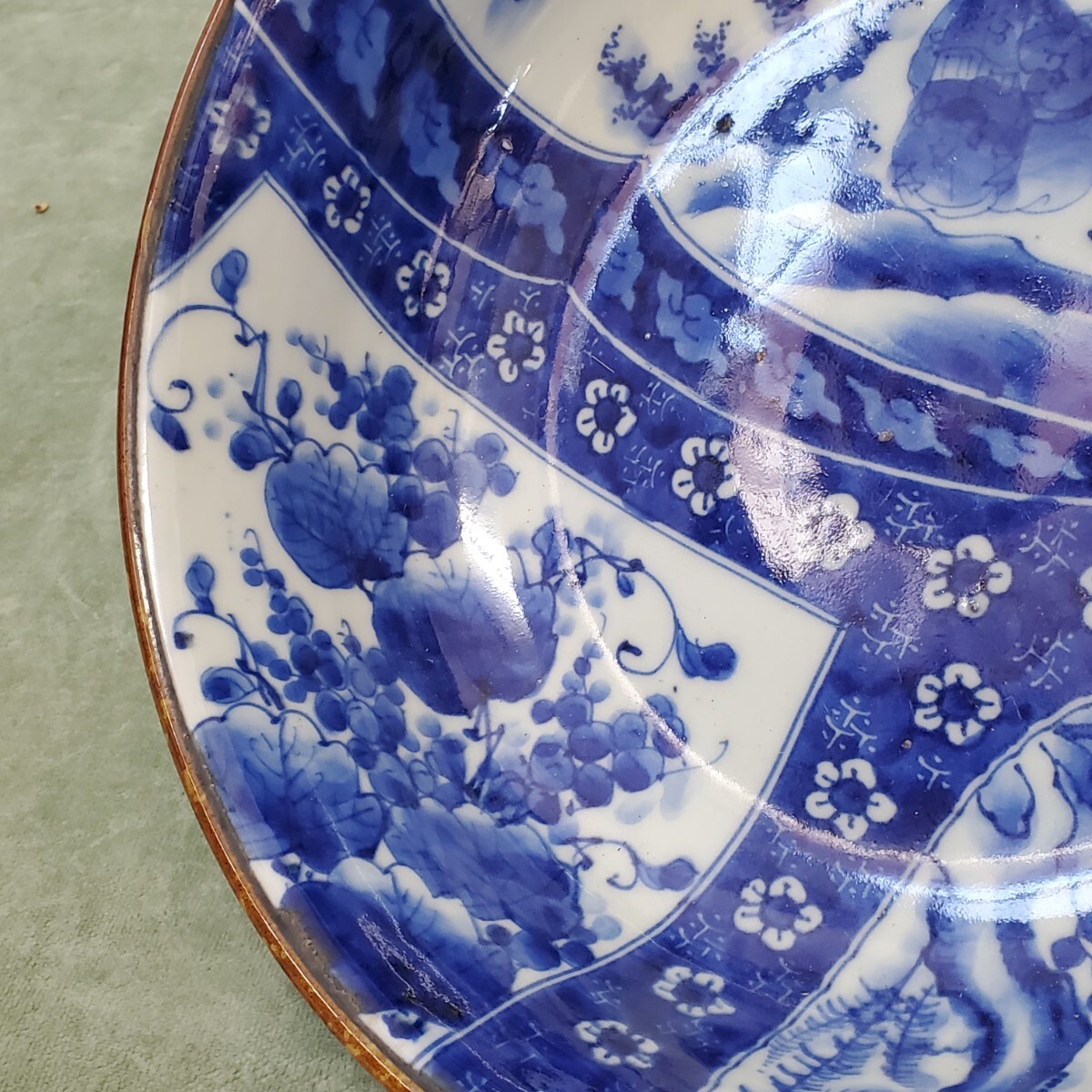 伊万里 古伊万里 染付 皿 深鉢（検索 骨董 レトロ アンティーク