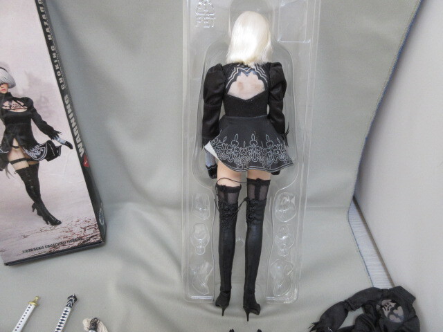 [ junk ]1/6 knee a AT ta2B manner si-m less doll head & element body & costume, weapon set * super Duck,fa Ise n?*