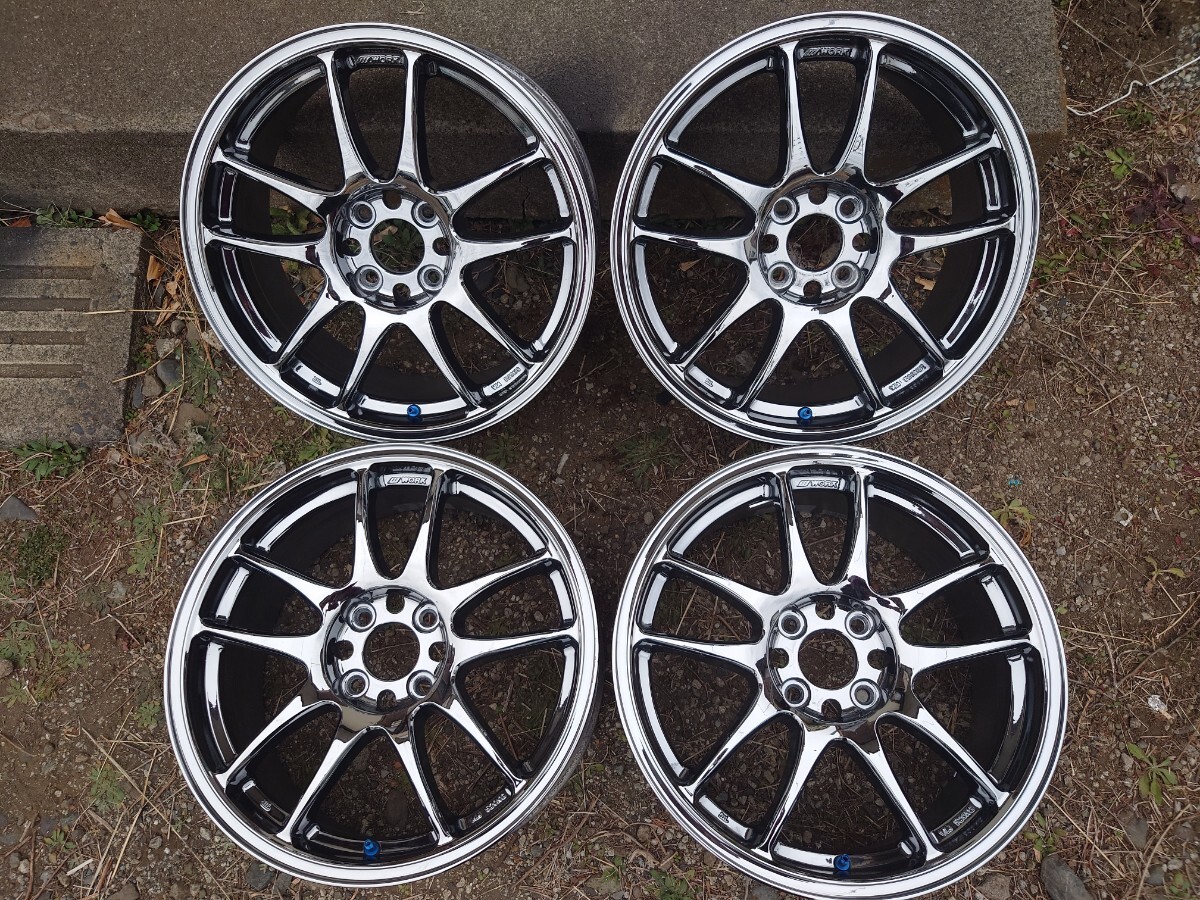 ワーク エモーション CR kai 16インチ メッキ 7J +44 pcd 100 4H ワーク エモーション CR kai 16インチ メッキ 7J +44 pcd 100 4H