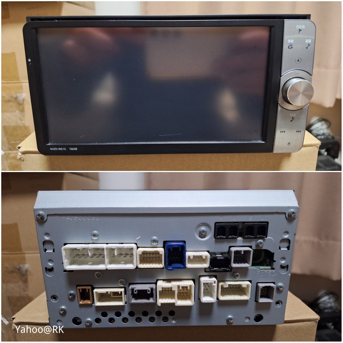 トヨタ純正ナビ 型式 NHZN-W61G DVD再生 テレビ フルセグ SD