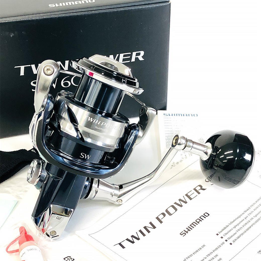 K シマノ 21 ツインパワー SW 6000XG・C スピニングリール 04226 | SHIMANO TWINPOWER 日本製 Made in JAPAN Fishing Reel