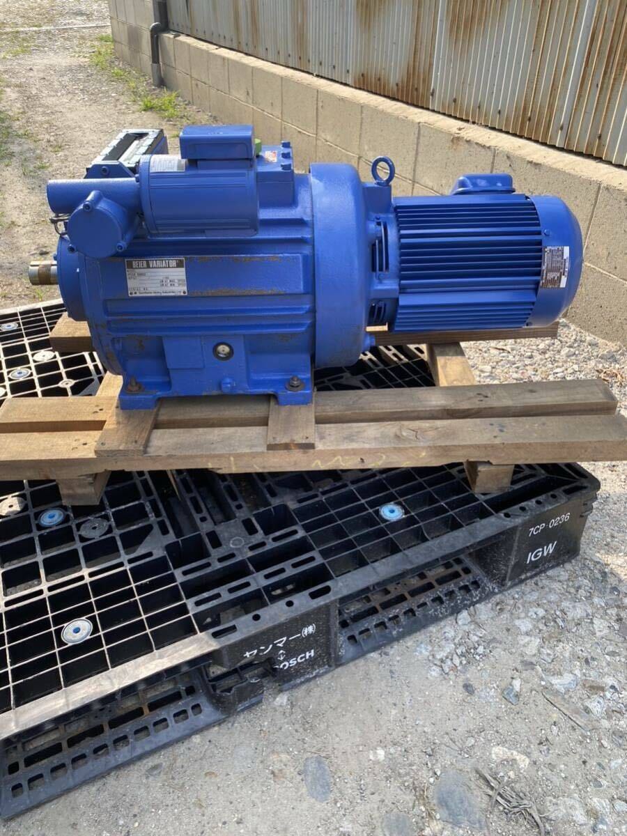 ■住友 バイエル無段変速機 BHHM-N5D サイクロ モーター 三相200V 3.7kw■未使用品 保管品の為汚れザビあり