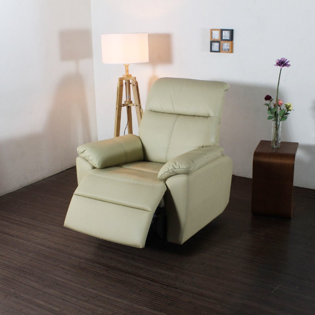 展示品 1人掛けソファ 電動リクライニングソファ イタリア社製本革 ポーラ 9.7万 795B-1p-01C-B