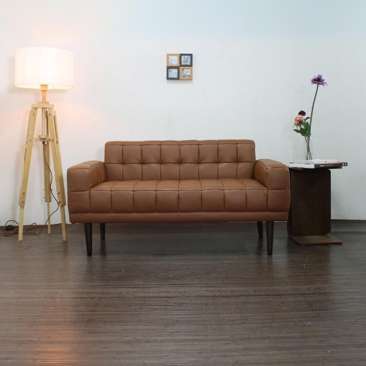 展示品 ラブソファ イタリア社製ブランド本革 高級本革 2人掛けソファ ローソファ ヘーゼル 12万　832cp-2p-ｍ06-lg55db